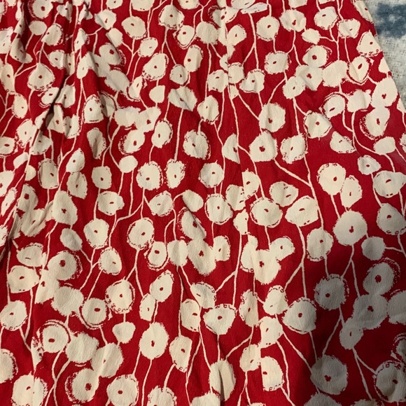 #12 Floral Red and White Dress - Picture 2 of 7
